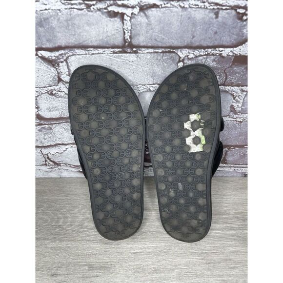 Sam Edelman Vaugn Black Leather Braid Casual Slides Sandals Women Sz 7M US/38EU - Picture 8 of 16
